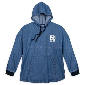 Walt Disney World Spirit Jersey | Blue Denim Hooded | XXL